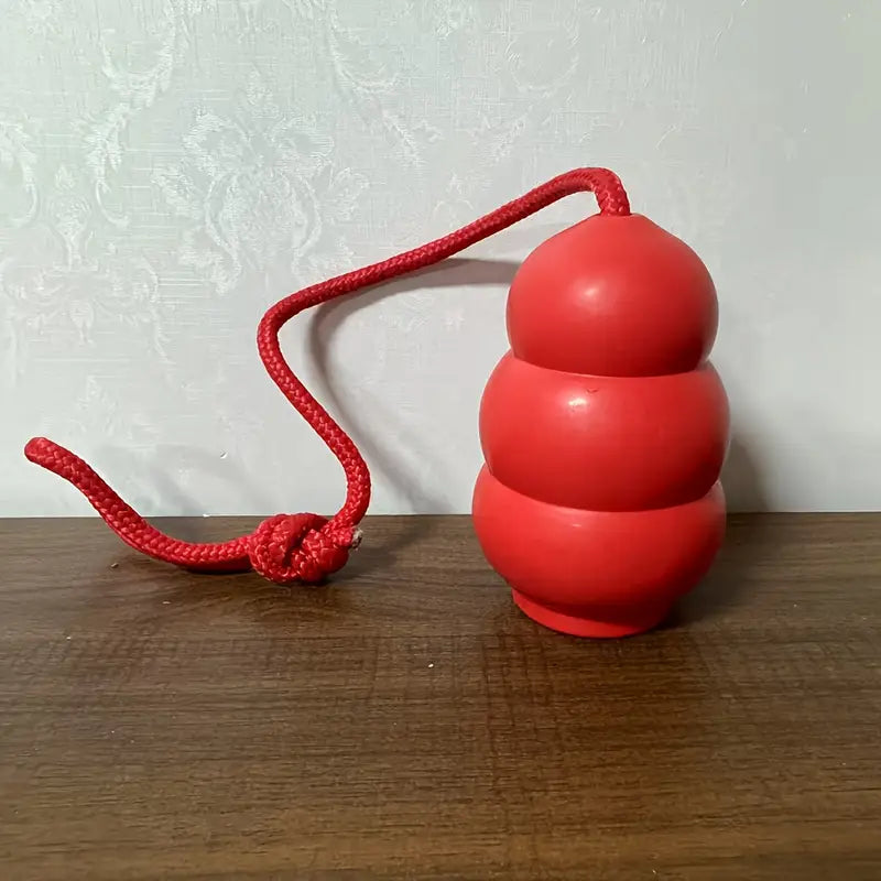 Durable Chew-Proof Dog Toy – Treat-Dispensing Bouncing Rubber Ball for Small to Medium Breeds