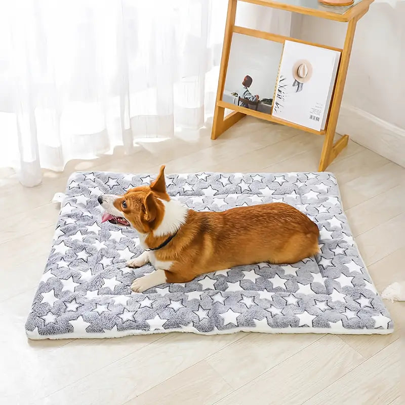 Soft Dog Crate Mat – Thickened Winter Dog Bed & Blanket Nest (S-3XL)