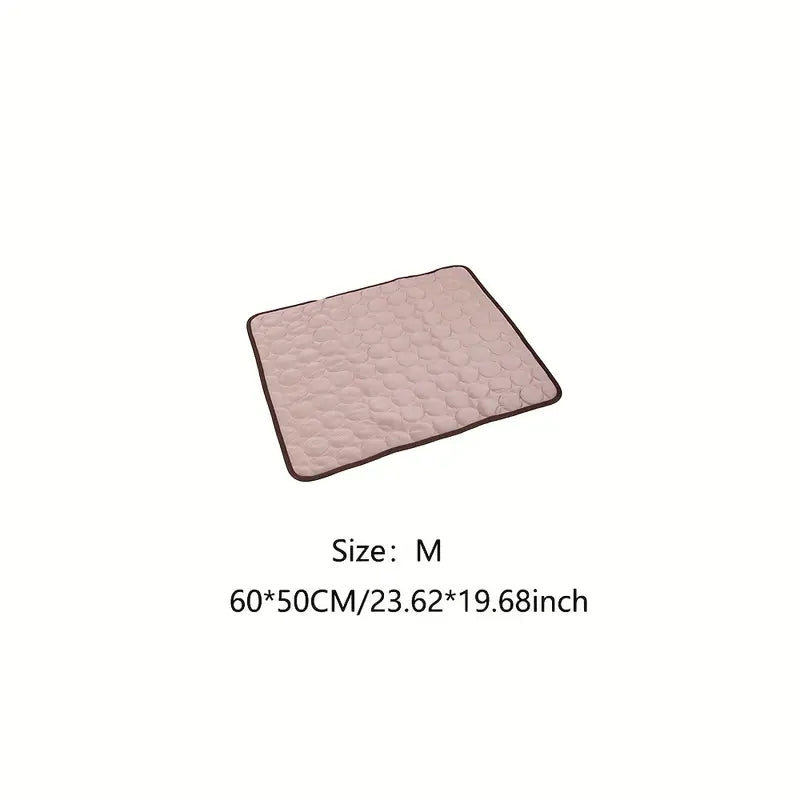 BEIYU PET Cooling Mat for Dogs & Cats – Breathable Washable Summer Comfort Pad (XS - XXL)