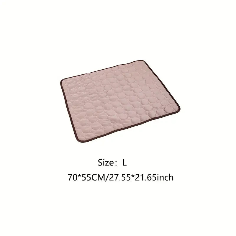 BEIYU PET Cooling Mat for Dogs & Cats – Breathable Washable Summer Comfort Pad (XS - XXL)
