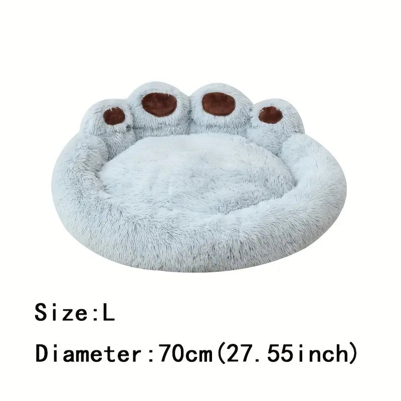 Soft Long Plush Cat & Dog Bed – Warm Winter Kennel Mat & Cozy Sleeping Sofa for Pets (S-3XL)