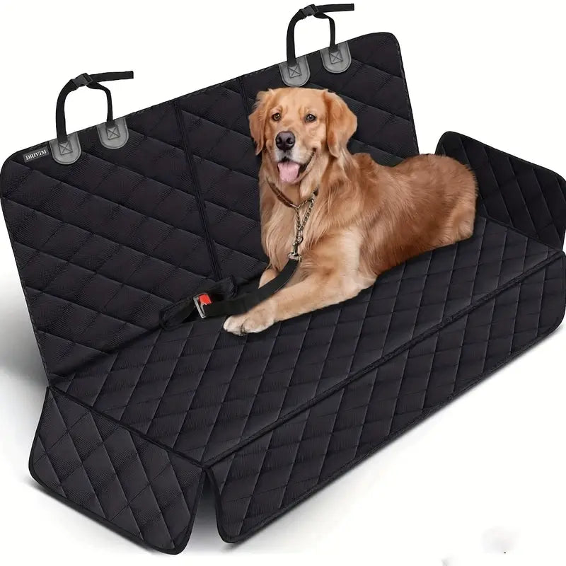 Dog Car Seat Cover – Non-Slip Backseat Protector for Dogs, Universal Fit for Cars, Trucks & SUVs