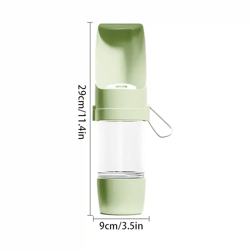 Leak-Proof Dog Water Bottle – Portable Pet Hydration & Food  Dispenser with Ergonomic Handle