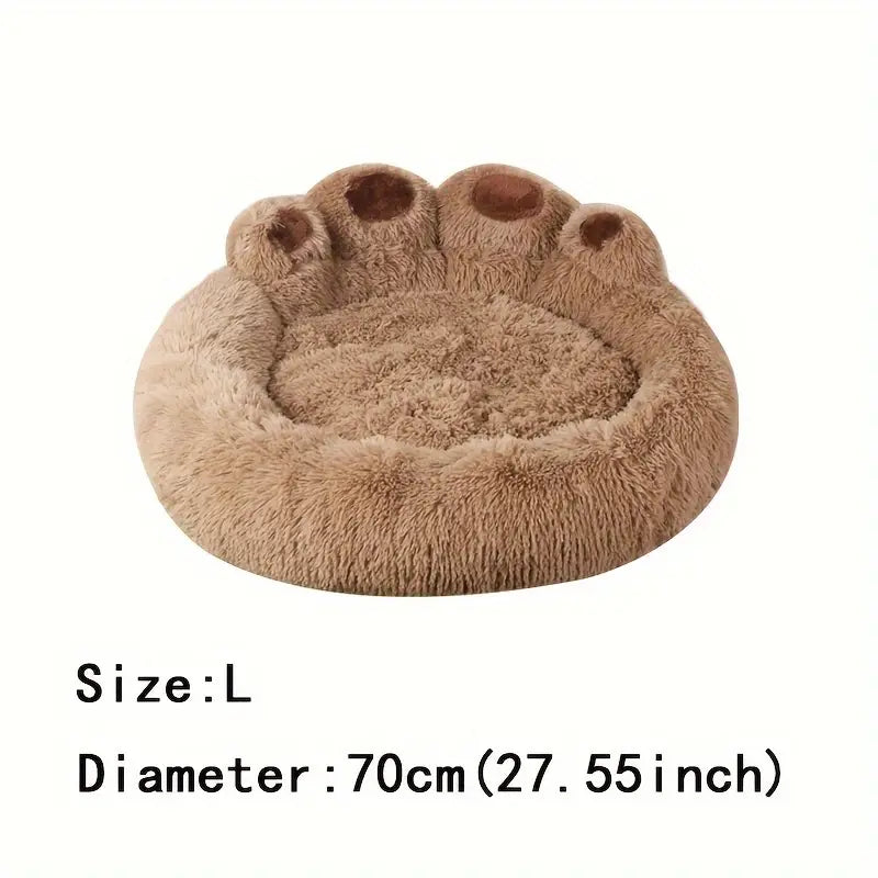 Soft Long Plush Cat & Dog Bed – Warm Winter Kennel Mat & Cozy Sleeping Sofa for Pets (S-3XL)