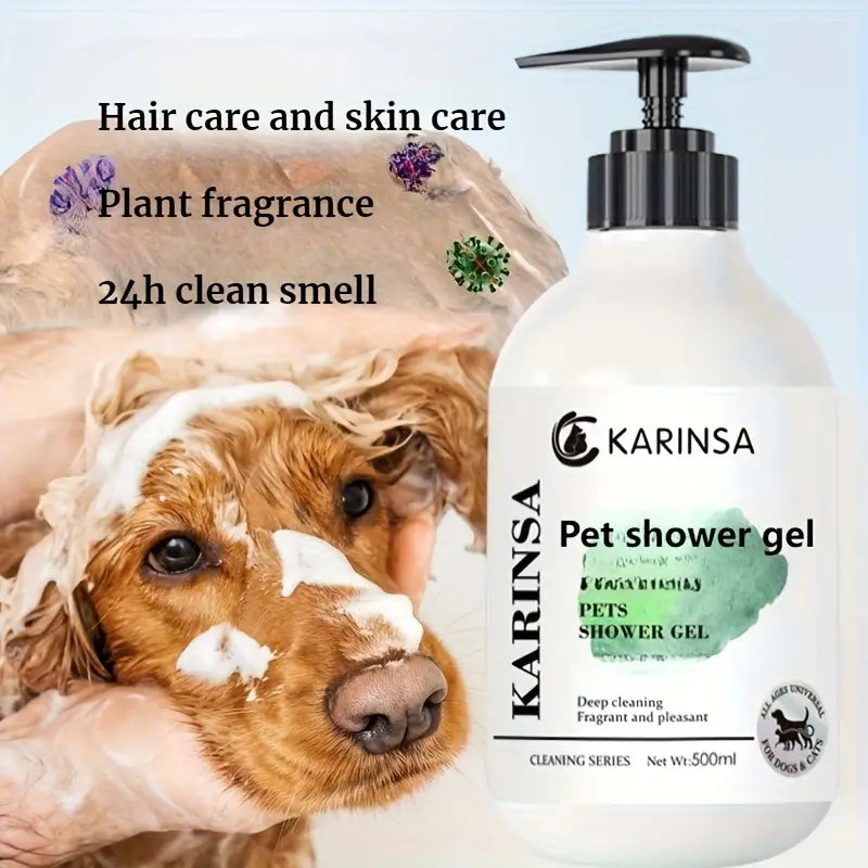 Dog Shampoo & Flea Treatment – Plant-Based, Anti-Itch, Tear-Free Formula with Aloe Vera & Tea Tree Oil