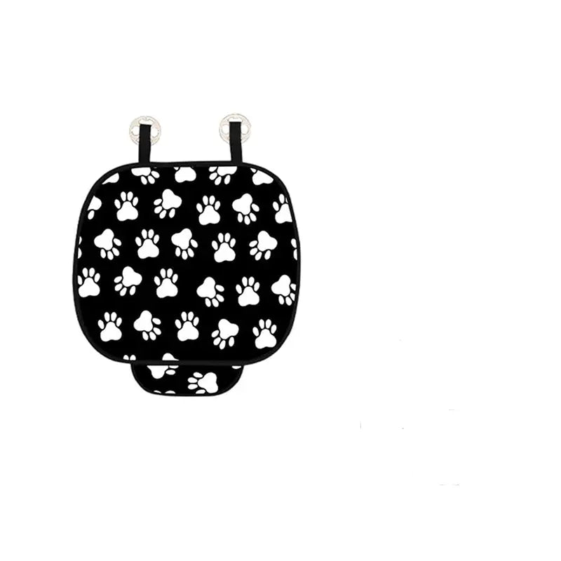 Dog Paw Print Car Seat Covers – Front & Back Protection for Pets