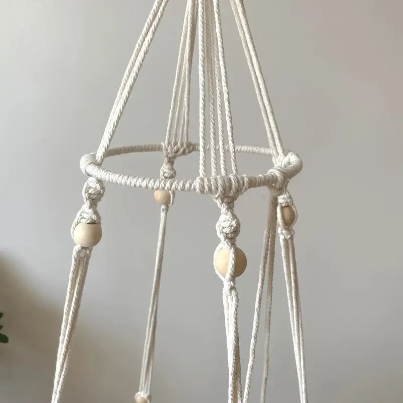 Hanging Cat Swing Bed – Woven Rope Hammock Cradle for Indoor Cats (S & M)