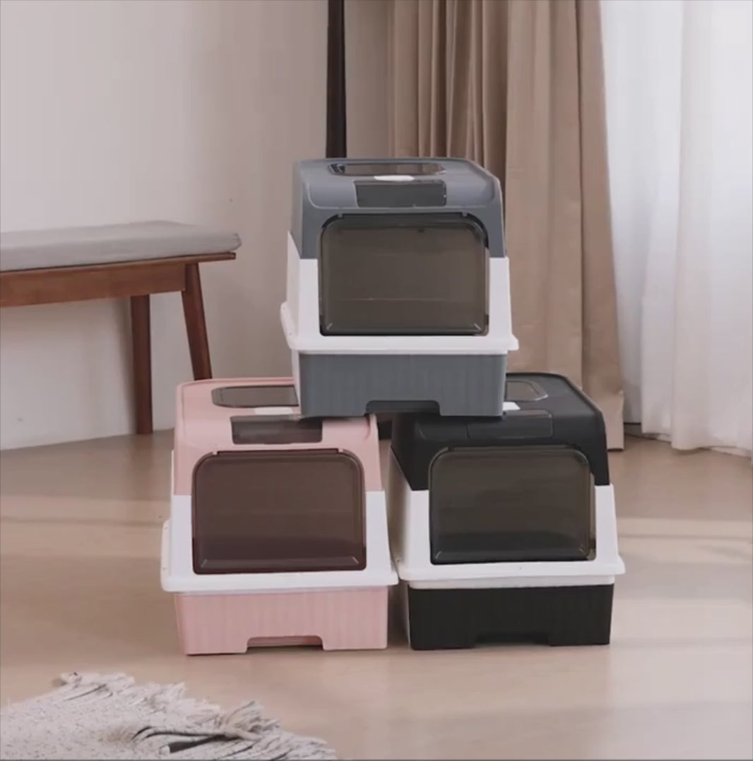 Large Automatic Self-Cleaning Cat Litter Box – Odor-Control, Easy-Clean Drawer & Space-Saving Design for Indoor Cats