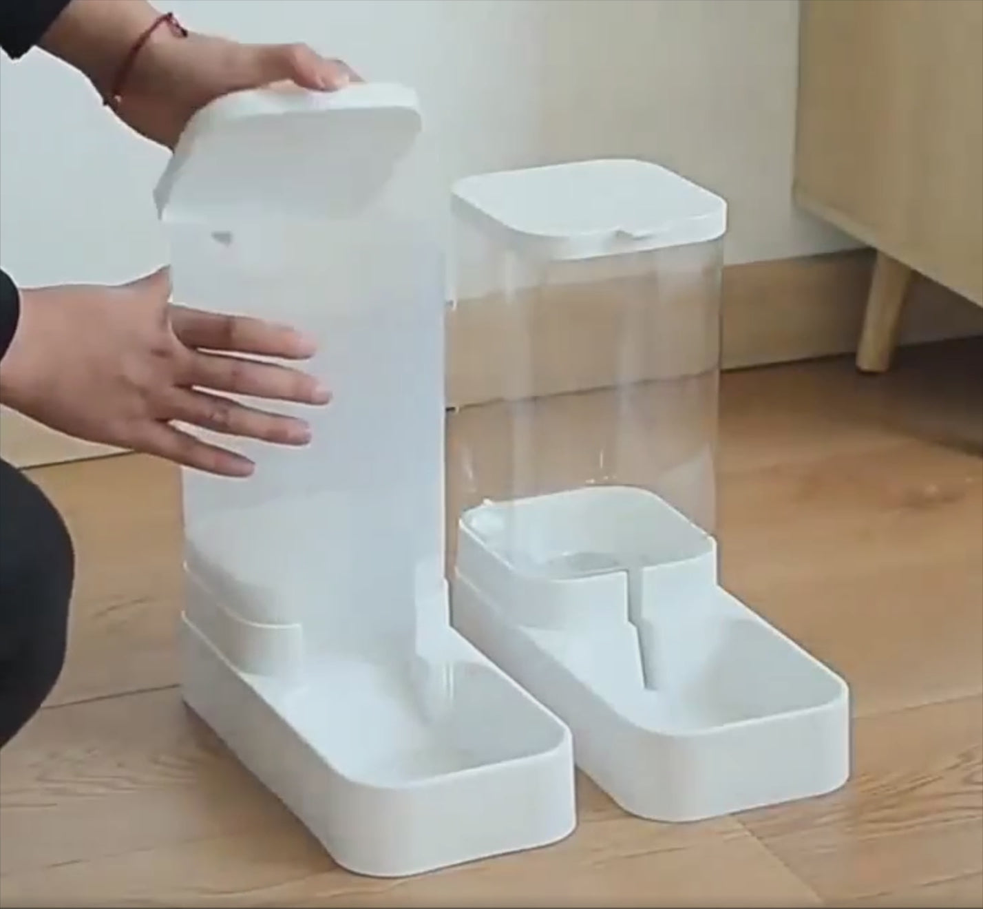 Smart automatic feeder for dogs and cats