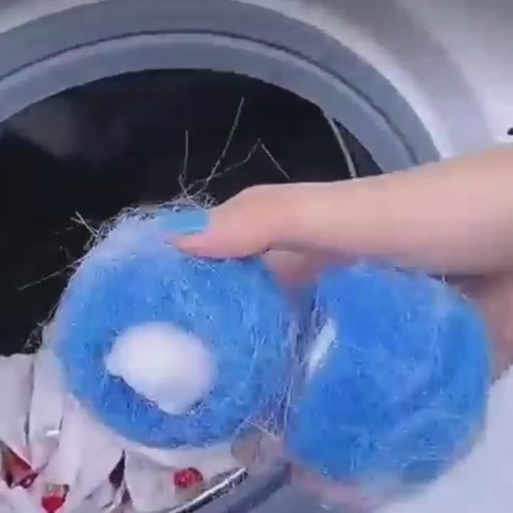 Pet Hair Remover Dryer Ball – Reusable, Reduces Wrinkles & Shortens Drying Time